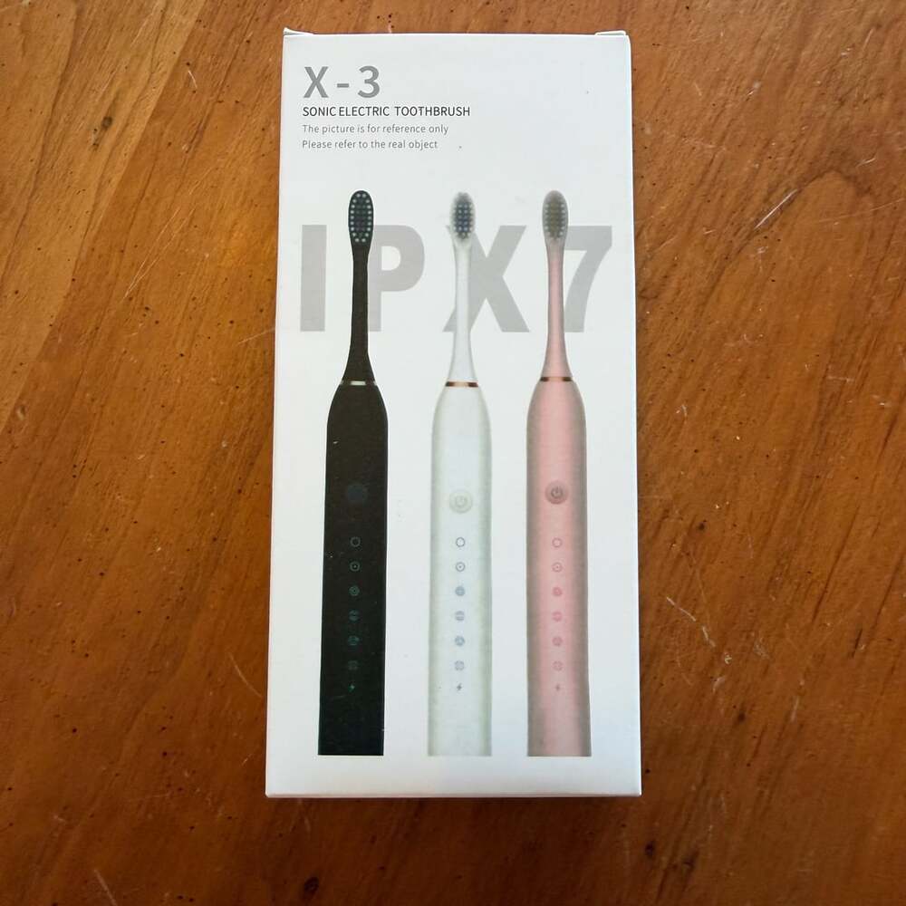 X-3 Sonic Electric Toothbrush with 6 Gear Modes and IPX7 Waterproof Rating